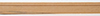 Dollhouse Miniature Baseboard, 1/2 X 24