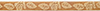 Dollhouse Miniature Embossed Trim: Desert Rose, 11/16 In