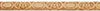 Dollhouse Miniature Embossed Trim: Lily Pads, 11/16 In.