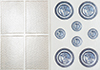 Dollhouse Miniature Paper Plates and Placemats