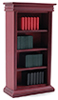 Bookshelf & Books, Mahogany