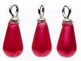 Red Drop Ornament, Pkg. 3