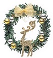 Reindeer Wreath