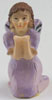 Dollhouse Miniature Fairy Sitting, Purple Dress