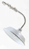 Dollhouse Miniature Overhead Light, Silver