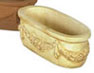 Dollhouse Miniature English Flower Box 6Pcs Tan