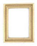 Dollhouse Miniature Gold Frame, 2Pc