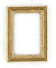 Dollhouse Miniature Gold Frame/2Pcs