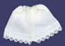 Dollhouse Miniature Underwear  White