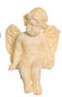 Dollhouse Miniature Sitting Cherub 2Pcs Ivory