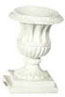 Dollhouse Miniature Large Urn 6Pcs White