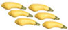 Dollhouse Miniature Squash Yellow, 6Pc
