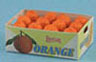 Dollhouse Miniature Case Of Oranges