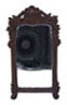 Dollhouse Miniature Large Frame, Rosewood