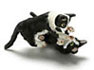 Dollhouse Miniature Playing Kittens