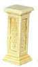 Dollhouse Miniature 1/2" Scale Pedestal-Ivory 3Pc