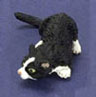 Dollhouse Miniature Sniffing Cat, Socks
