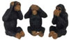 Dollhouse Miniature Monkey, No Evil, Set Of 3