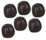 Dollhouse Miniature Prune, 6Pc