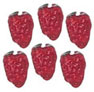 Dollhouse Miniature Strawberry, 6Pc