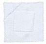 Dollhouse Miniature Baby Blanket/White