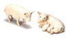 Dollhouse Miniature Pig/Set Of 2