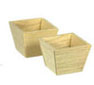 Dollhouse Miniature Wood Box Small 2Pcs 7/8 In