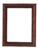 Dollhouse Miniature Wooden Frame  2.2X2.8Cm/Mahogany/2Pc