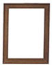 Dollhouse Miniature Wooden Frame 5.9X7.8Cm, Walnut, 2Pcs