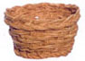 Dollhouse Miniature Tall Round Basket, 6Pc