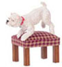 Dollhouse Miniature West Highland Terrier, Standing, White