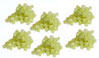 Dollhouse Miniature Green Grapes, 6 Bunch