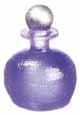 Dollhouse Miniature Bottles, Purple, 12pc