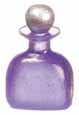 Dollhouse Miniature Bottles, Purple, 12pc