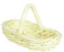 Dollhouse Miniature Sm Oval Fruit Basket/6Pc/Brown