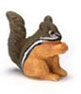 Dollhouse Miniature Chipmunk
