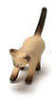 Dollhouse Miniature Kitten, Siamese Brown