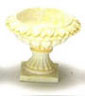 Dollhouse Miniature Victorian Urn, Ivory, 6Pcs