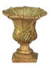 Dollhouse Miniature Cesar's Urn, Aged/6Pc
