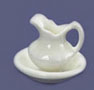Dollhouse Miniature Pitcher & Bowl