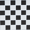 Tile Floor: 1/4 Sq, 11X15 1/2, Black and White