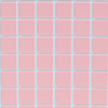 Dollhouse Miniature Tile: 1/4 Square, 12X16, Pink