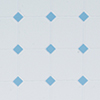 Dollhouse Miniature Tile: Diamond, 12X16, Blue