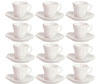 Dollhouse Miniature Cups & Saucers, 12 Pkg