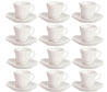 Dollhouse Miniature Cups & Saucers, 12 Pkg