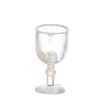 Dollhouse Miniature Clear Stemware, Empty St/4