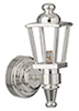 LED Silver Carriage Lamp