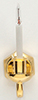 Dollhouse Miniature Single Candle Wall Sconce W/Bi-Pin Bulb