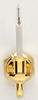 Dollhouse Miniature Single Candle Wall Sconce W/Bi-Pin Bulb