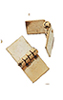 Dollhouse Miniature Square Hinges, 4/Pk